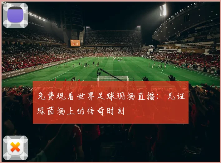 免费观看世界足球现场直播：见证绿茵场上的传奇时刻